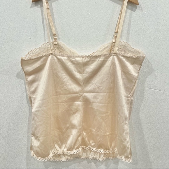 Vintage 1960s Collectible Classics Cream Lace Trim Camisole - Picture 4 of 8